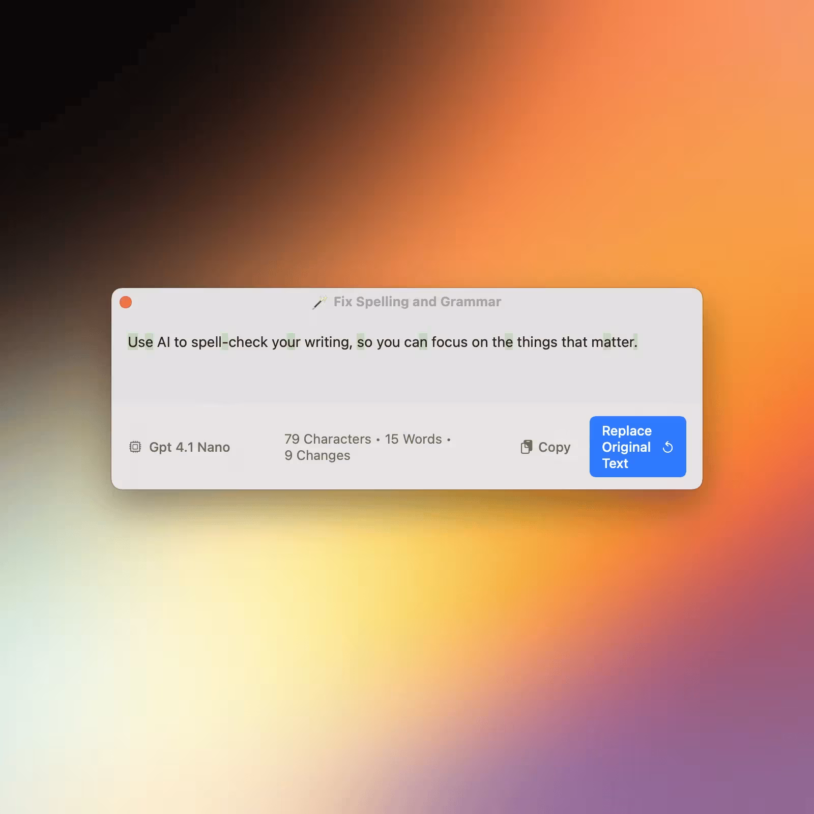 Spellcheck App